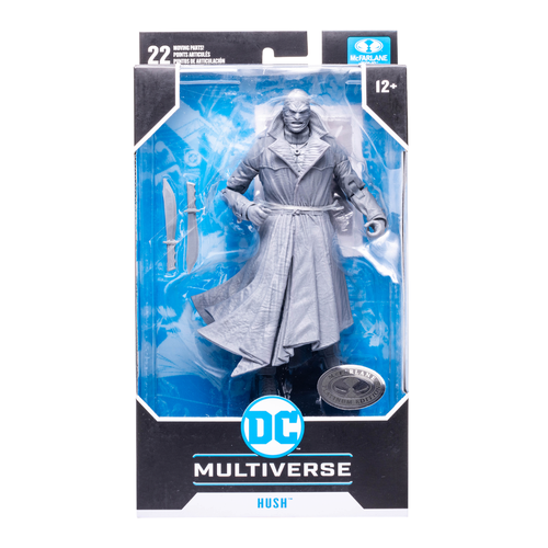 Фигурка McFarlane DC Multiverse Batman Hush - The Hush Artist Proof Platinum Edition CHASE Figure MF15238 фигурка dc multiverse batman hush 12 0787926153934