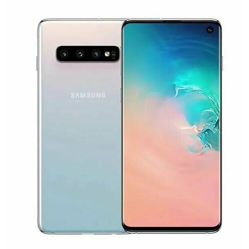 Смартфон Samsung Galaxy S10 6,1-дюймовый, 8 + 128 ГБ, белое