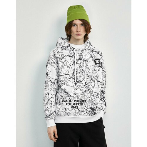 фото Худи gloria jeans, размер 12-14л/158-164, черный, белый