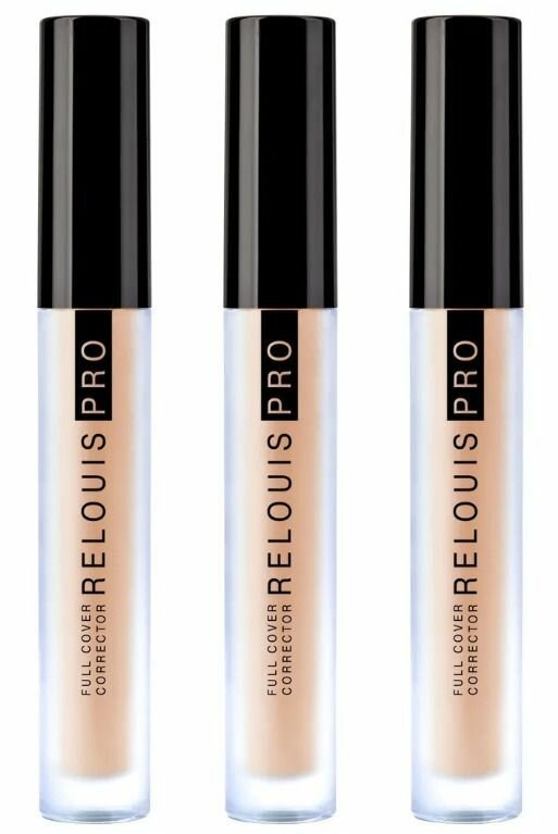 Relouis Корректор для лица Pro Full Cover Corrector, тон №30 Beige, 4 г, 3 шт