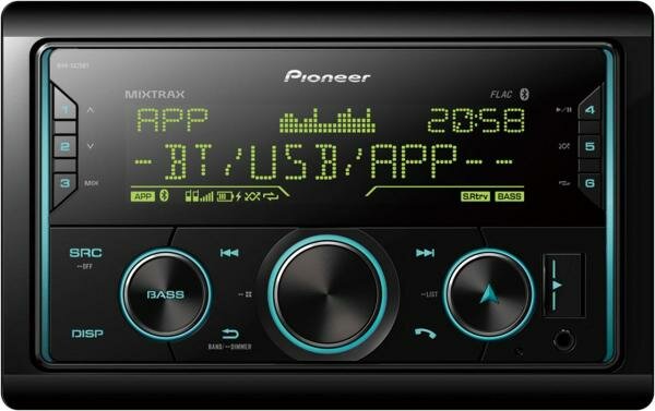 Автомагнитола Pioneer MVH-S620BT 2DIN 4x50Вт