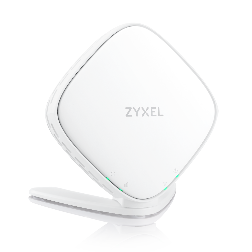 Точка доступа ZYXEL WX3100-T0 Access Point/Bridge/Repeater, AX1800, 802.11a/b/g/n/ac/ax (600+1200 Mbps), EasyMesh, 2xLAN GE