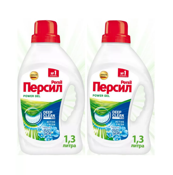 Гель для стирки Persil Power Gel Свежесть от Vernel 1.3л Henkel - фото №1