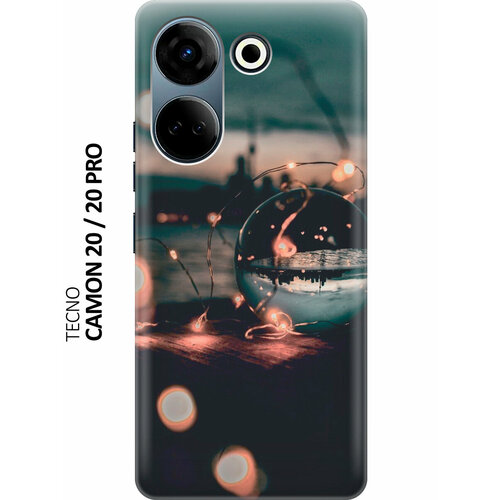 фото Силиконовый чехол на tecno camon 20, 20 pro, техно камон 20, 20 про с принтом "вечер, отдых" slvgo