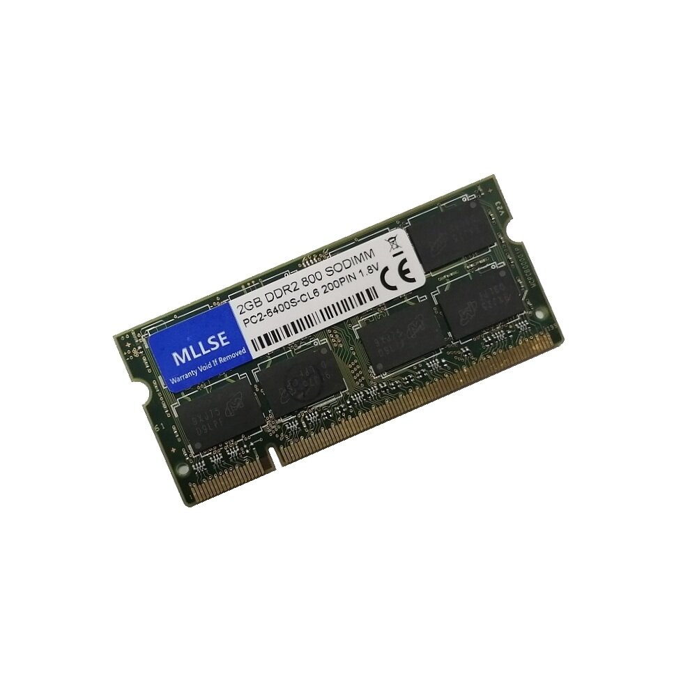 ОЗУ So-Dimm 2Gb PC2-6400, DDR2-800 Milse/ Micron 9XJ75D9LPF