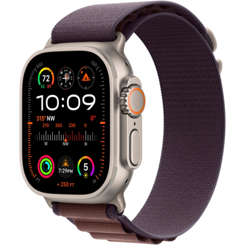 Apple Watch Ultra 2 GPS + Cellular 49mm Alpine Loop S, Indigo (MRER3) гидрогелевая защитная плёнка 2шт для apple watch ultra ultra 2 49mm глянцевая прозрачная
