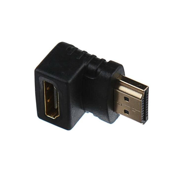 Переходник LuazON HDMI (M) - HDMI (F) угловой