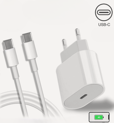 Изображение товара Сетевое зарядное устройство для iPhone 17, 17 AiR, 17 PRO, 17 PRO MAX, 16, 16 Plus, 16 Pro, 16 Pro Max, 15, 15 Plus, 15 Pro, 15 Pro Max / Быстрая зарядка 25W