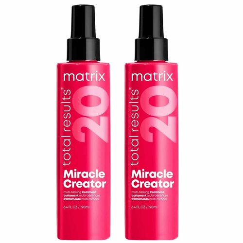 Matrix Многофункциональный спрей 20в1 Total results Miracle Creator, 2 х 190 мл matrix спрей для преображения волос miracle creator multi tasking hair treatment 190 мл