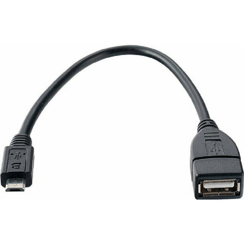 Кабель-переходник (адаптер) PERFEO Кабель USB2.0 A розетка - Micro USB вилка (OTG), длина 0,2 метра. (U4202) картридер acorp crip200 b