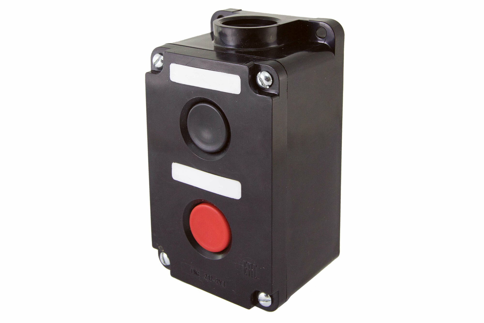 Пост кнопочный ПКЕ 212-2 У3, красная и черная кнопки, IP40, TDM SQ0742-0003 (1 шт.)