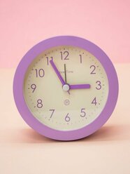 Часы настольные с будильником Style violet