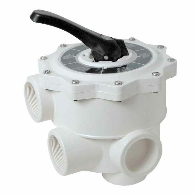 6-позиционный клапан Aqua (боковое подключение) 1 1/2"-D.50 мм, цена - за 1 шт