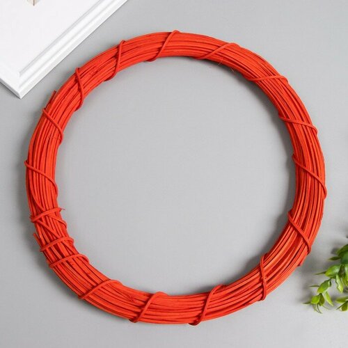 Кольцо ротанг для изготовления ловца снов Красный d30 см 1119₽