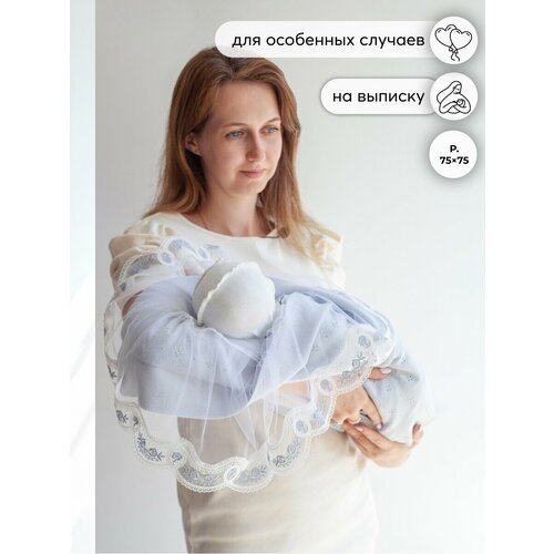 Кружевной уголок на выписку новорожденного НаследникЪ Выжанова 2097₽