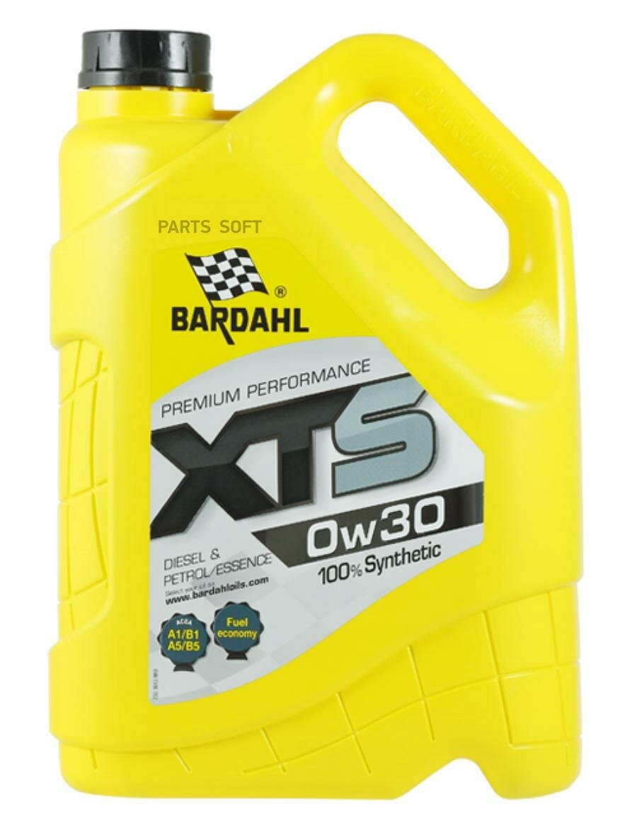 0W30 XTS A3/B4 5L (синт моторное масло) BARDAHL BARDAHL / арт. 36133 - (1 шт)