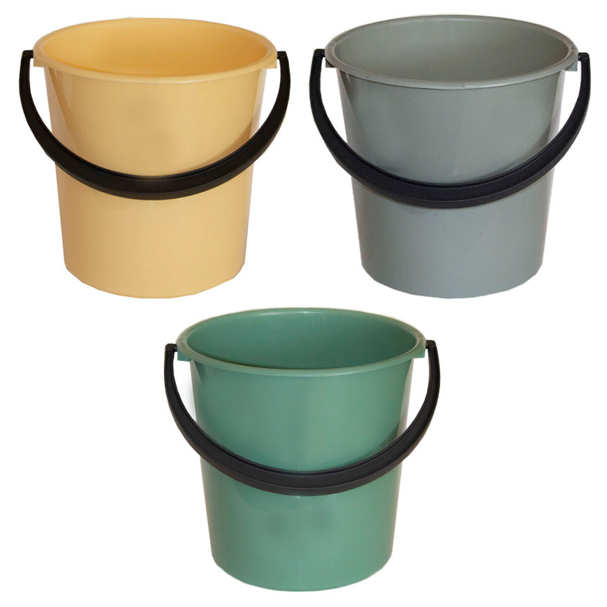 фото Ведро пластмассовое VEGA, ассорти, 10л