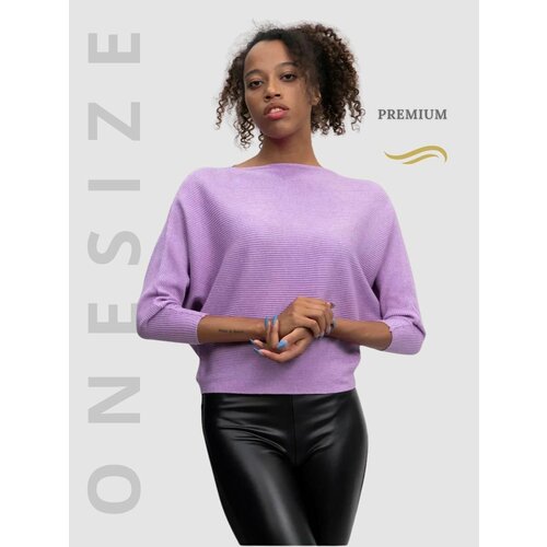 Свитер RM shopping, размер ONESIZE, фиолетовый