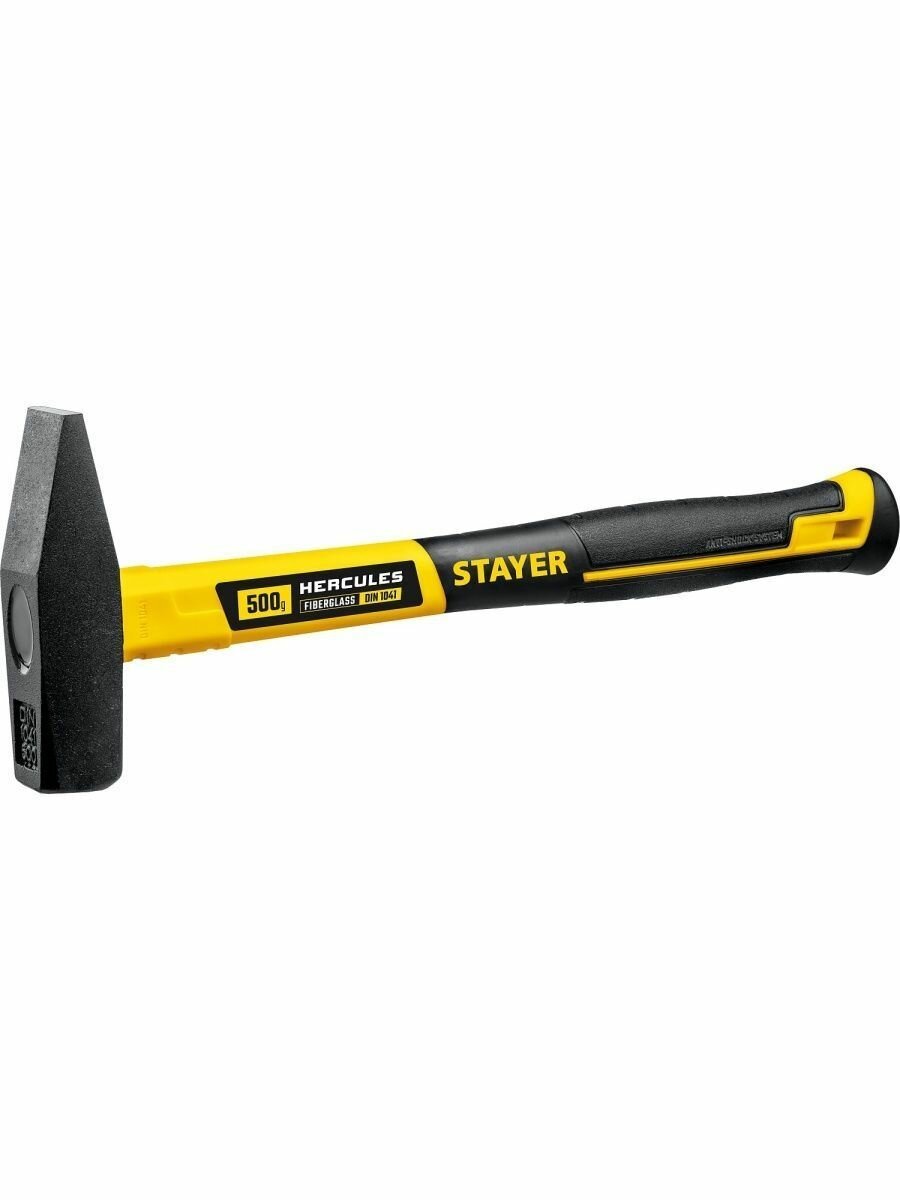 STAYER Hercules 500 г молоток слесарный с фиберглассовой рукояткой — фото 8