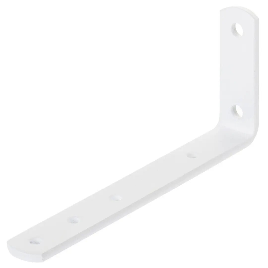 фото Кронштейн мебельный белый 60x140x20x4