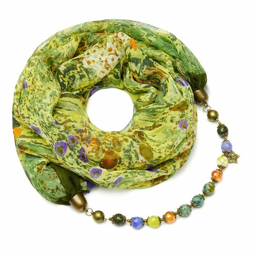 фото Платок foxtrot,80х80 см, зеленый