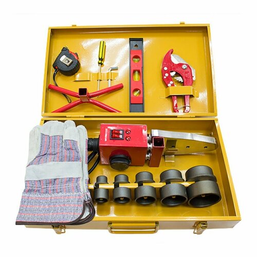 Аппарат для сварки пластика 1500 Вт 20-63 мм металл кейс STI СА-004-63М 506800₽