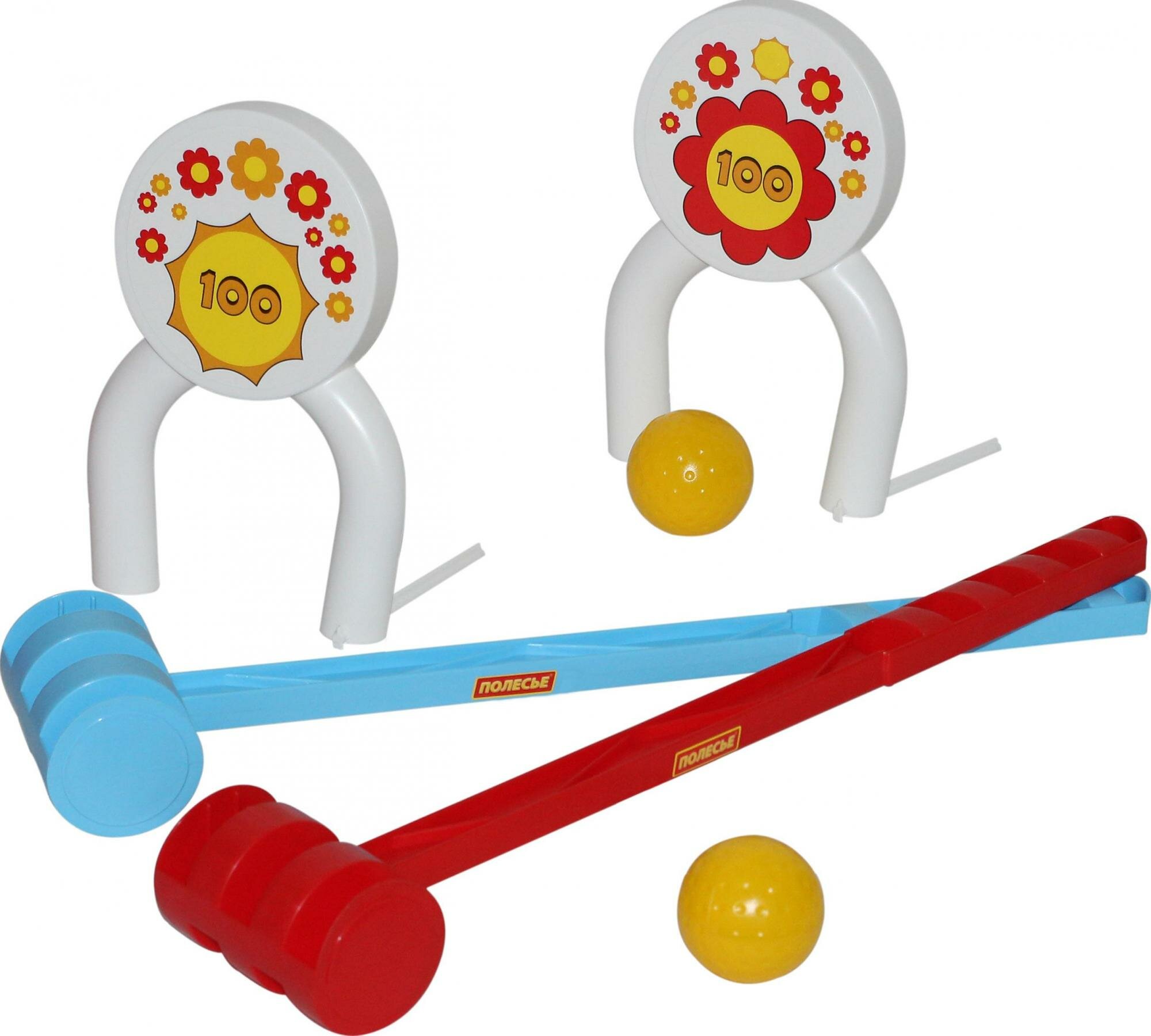 Полесье. Набор игровой Крокет (6 элементов) арт.53442