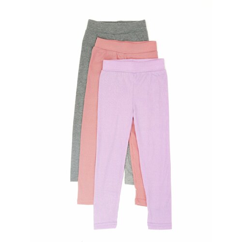 Школьные брюки Dover, комплект из 3 шт., размер 3-4, фиолетовый, серый
