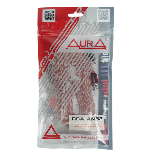 Кабель RCA 2х2 5м AURA