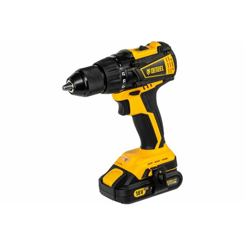 Дрель-шуруповерт аккумуляторная бесщеточная BLDL-18-02 Li-Ion 18 В Denzel 26140 1625700₽