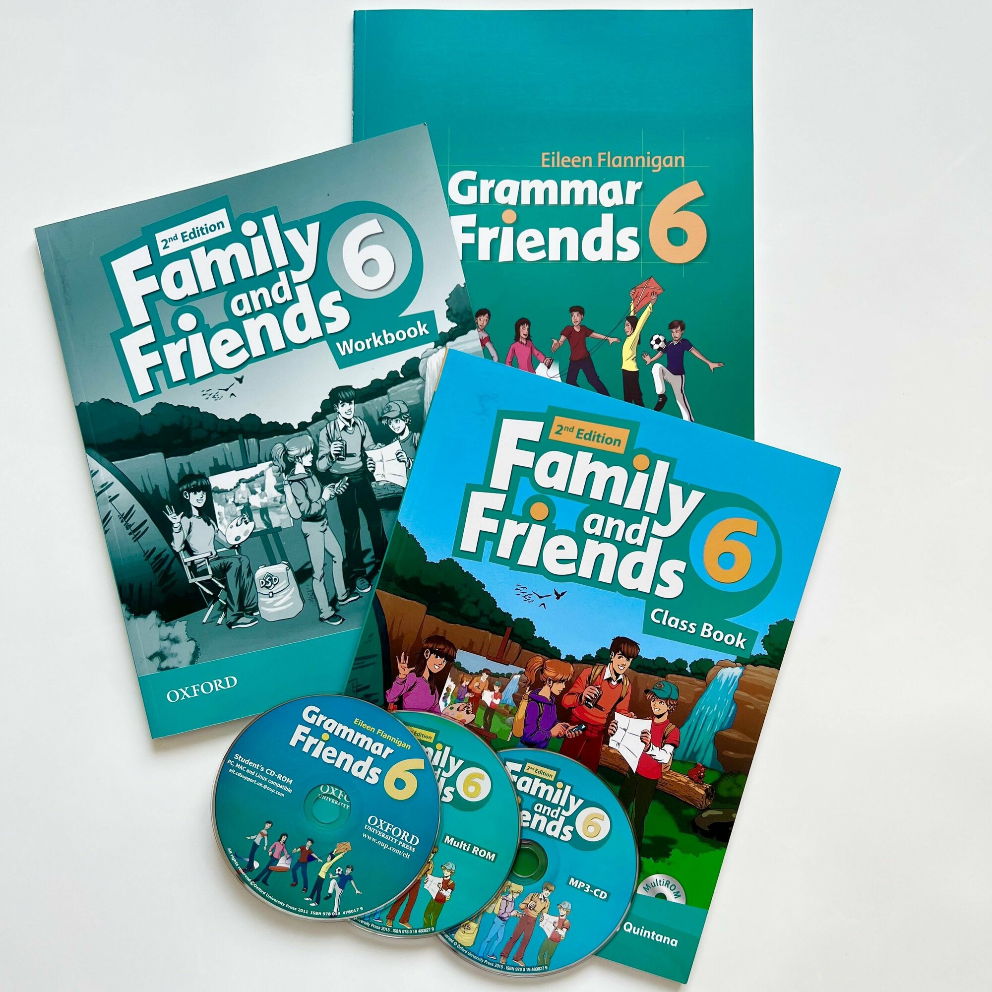 Family and Friends 6 (2nd edition) Class Book + Workbook + Grammar friends 6 + CD