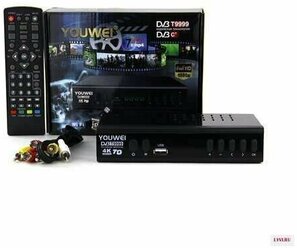 ТВ ресивер DVB-T2 + HD плеер T9999 + C / бесплатное TV / ТВ Тюнер