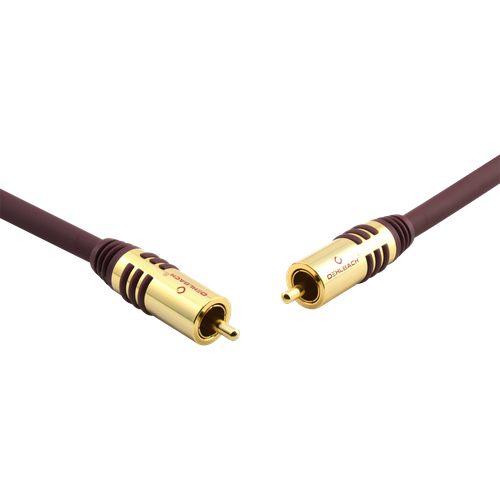 кабель межблочный аудио oehlbach performance nf sub cable cinch cinch 1 0m mono red d1c20531 Oehlbach PERFORMANCE NF Sub-cable cinch/cinch, 2m mono red Сабвуферный кабель D1C20532