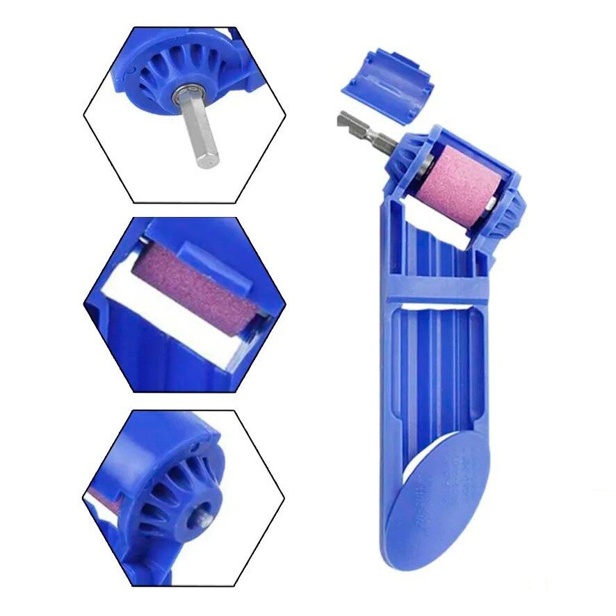 Насадка на шуруповерт для заточки сверл