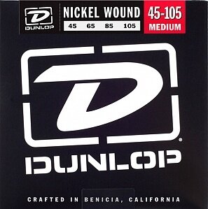 Струны Dunlop Nickel-Plated Steel Medium Light Bass 45-105 (DBN45105)