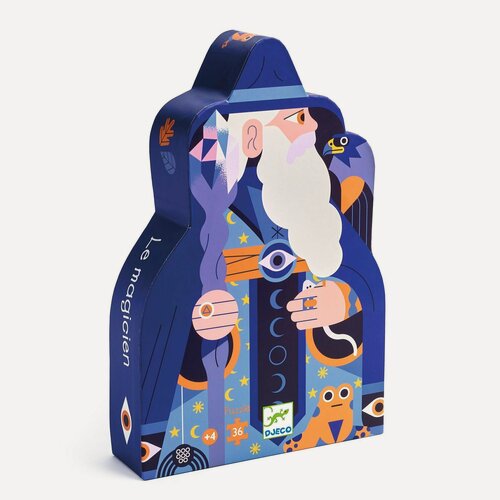 Изображение товара Пазл Djeco Волшебник и Хрустальный Скипетр, 36 элементов, размер 42х30 см