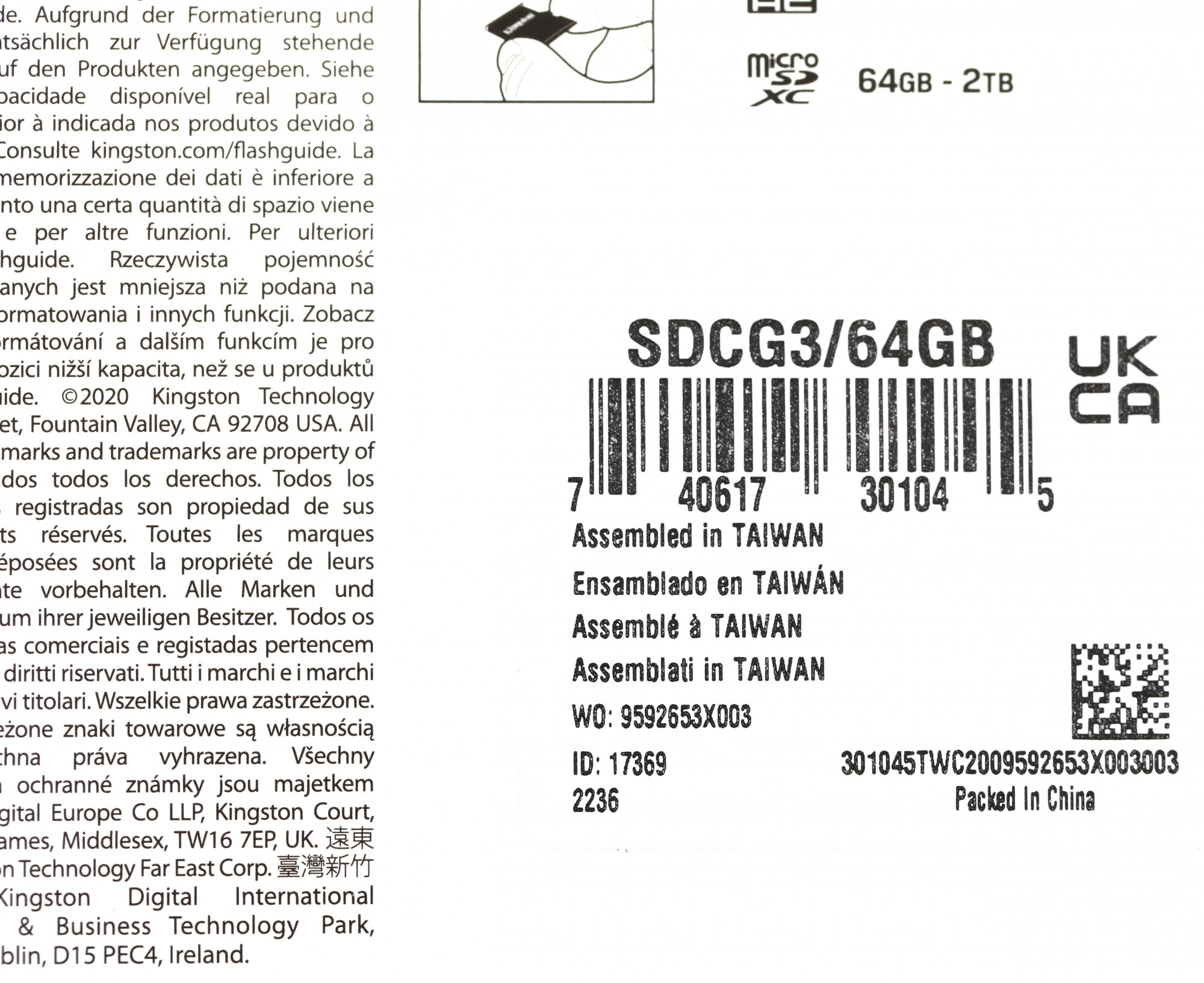 Карта памяти microSDXC UHS-I U3 KINGSTON Canvas Go! Plus 64 ГБ, 170 МБ/с, Class 10, , 1 шт., переходник SD - фото №13