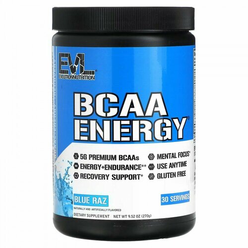 EVLution Nutrition, BCAA ENERGY, голубая малина, 291 г (10,26 унции) mite killer natural removal of acarid by household use of acarid removal pack pregnant women baby bed bugs cleaner insecticide