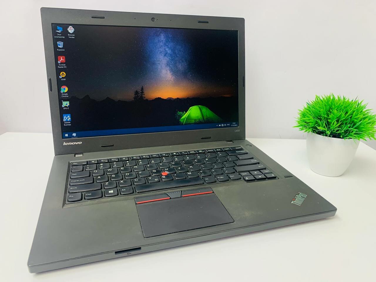 14" Ноутбук Lenovo ThinkPad. Intel Core i5-5200U 2,3 Ггц 2 ядра 4 потока / 8 ГБ DDR3 / Intel HD Graphics 5500 / 128 ГБ SSD