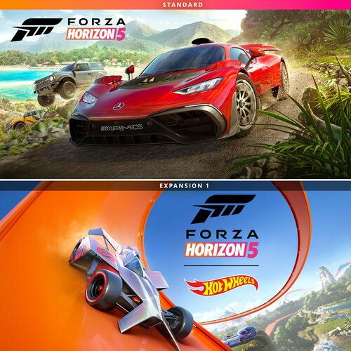 Игра Forza Horizon 5 PLUS Hot Wheels Bundle — Xbox One / Xbox Series X|S / PC — Цифровой ключ