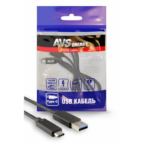 AVS A78579S A78579S_кабель! Type C USB 3.0, 1м\