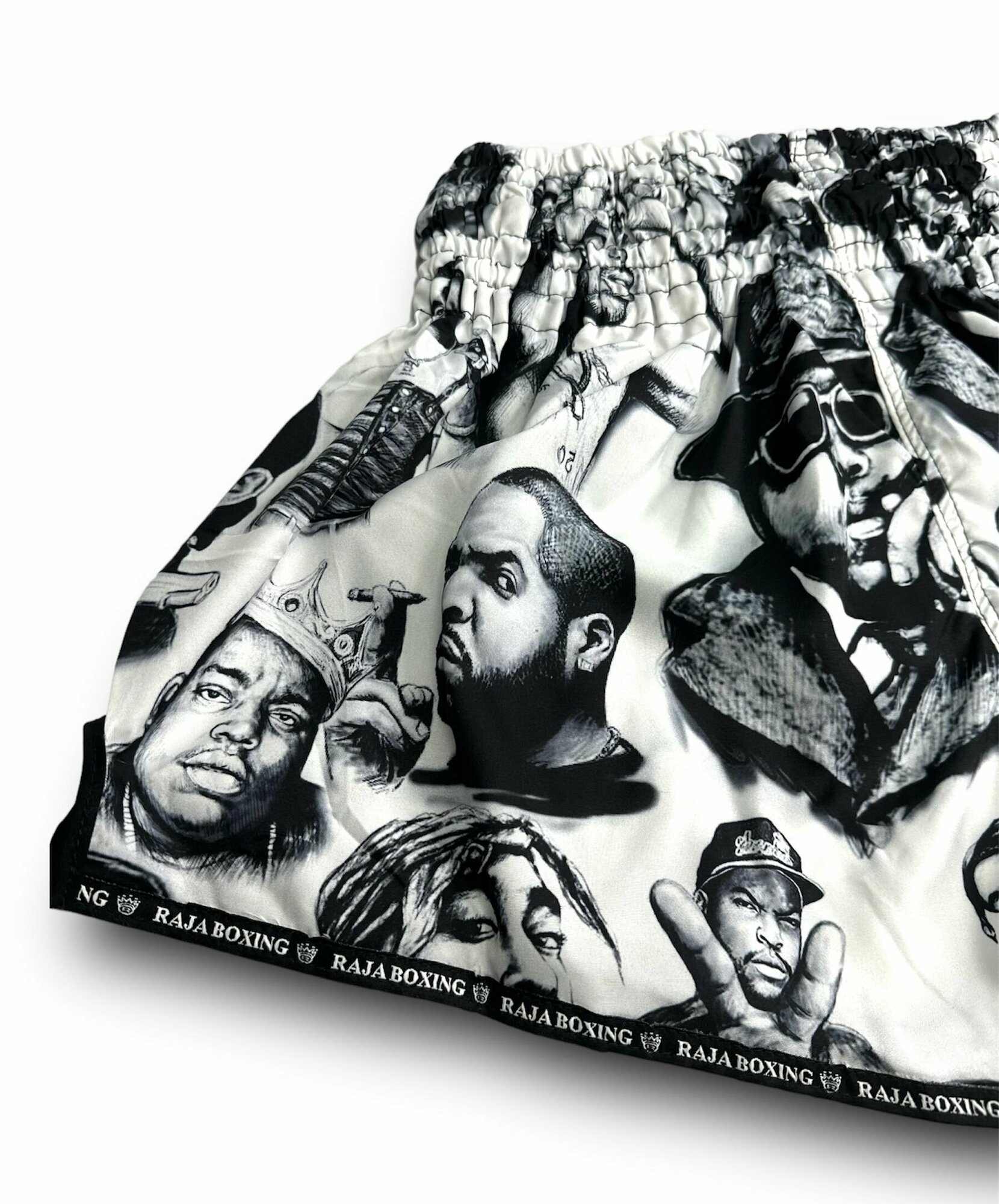 Трусы боксерские Raja Базовая коллекция, размер S, черный, белый — фото 1