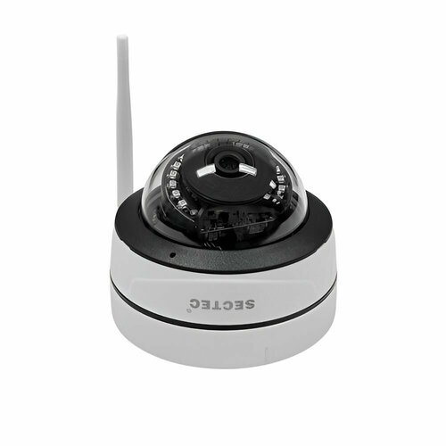 Уличная поворотная Wi-Fi 4Мп камера видеонаблюдения встроенный слот для карты памяти микрофон и динамик ИК подсветка SECTEC ST-IP780F-4M-W-S-A 819500₽