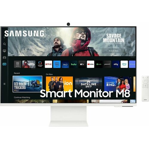 Монитор Samsung M8 LS32CM801UI 32 белый ls32cm801uixci 7718300₽