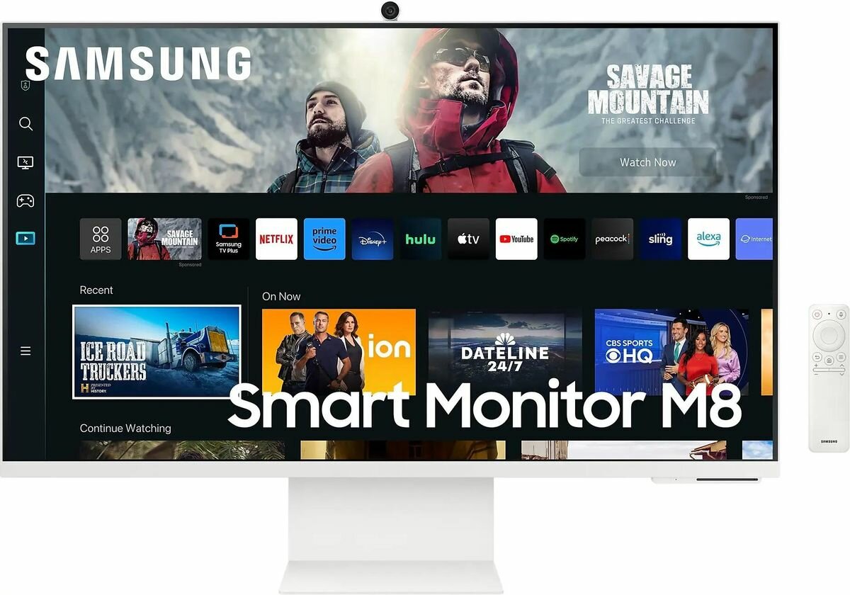 Монитор Samsung M8 LS32CM801UI 32", белый [ls32cm801uixci]