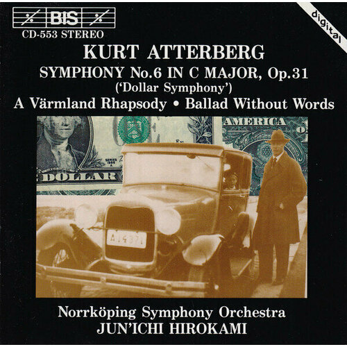 audio cd sibelius symphony no 6 neeme jarvi 1 cd AUDIO CD Atterberg - Symphony No.6. 1 CD