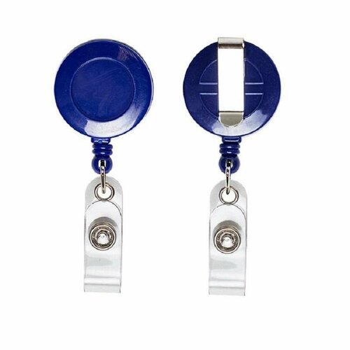 Держатель для бейджа КНР Attache с рулеткой синий Ret-102 295₽