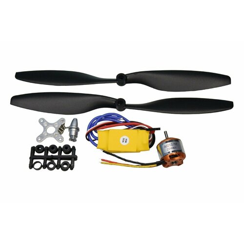 Бесколлекторный двигатель A2212 2700KV 30A лопасти и регулятор оборотов в комплекте 2199₽