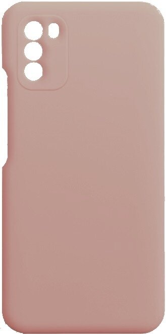 Чехол-накладка Silicone Cover noname для Xiaomi Poco M3 (Розовый)