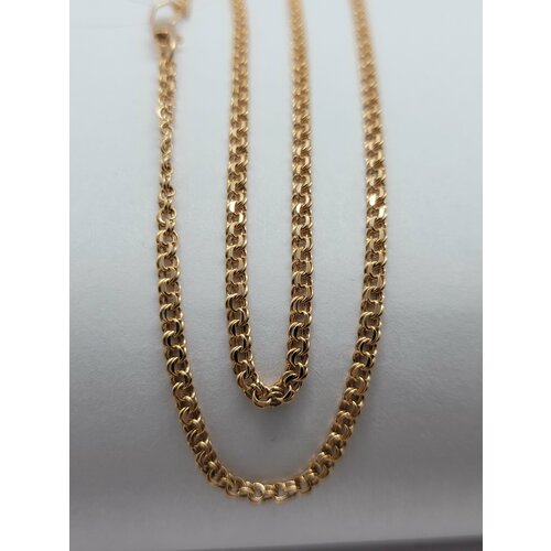 Цепь Костромской цепевязальный завод, красное золото, 585 проба, длина 60 см, средний вес 3.32 г